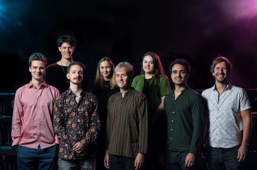 Focusyear Band 24 group portrait, Jure second from left